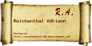 Reichenthal Adrienn névjegykártya